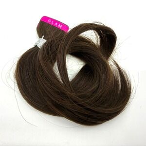 Glam Seamless 20" Tape-In Hair Extensions #1C Espresso 20 Pack New
